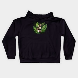 Creepy Bird Skulls Kids Hoodie